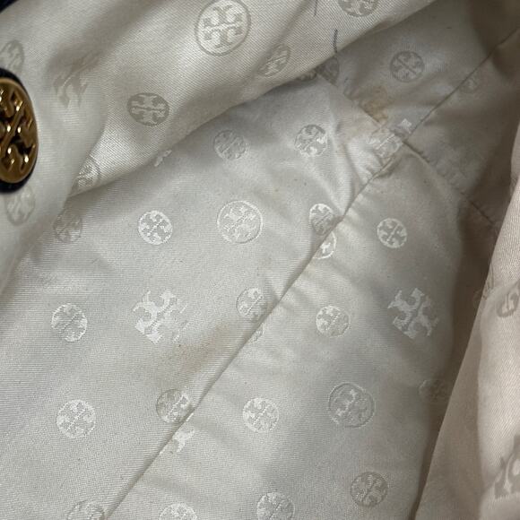 Tory Burch Robinson Double Zip Tote Bag in Black Leather - Picture 15 of 16